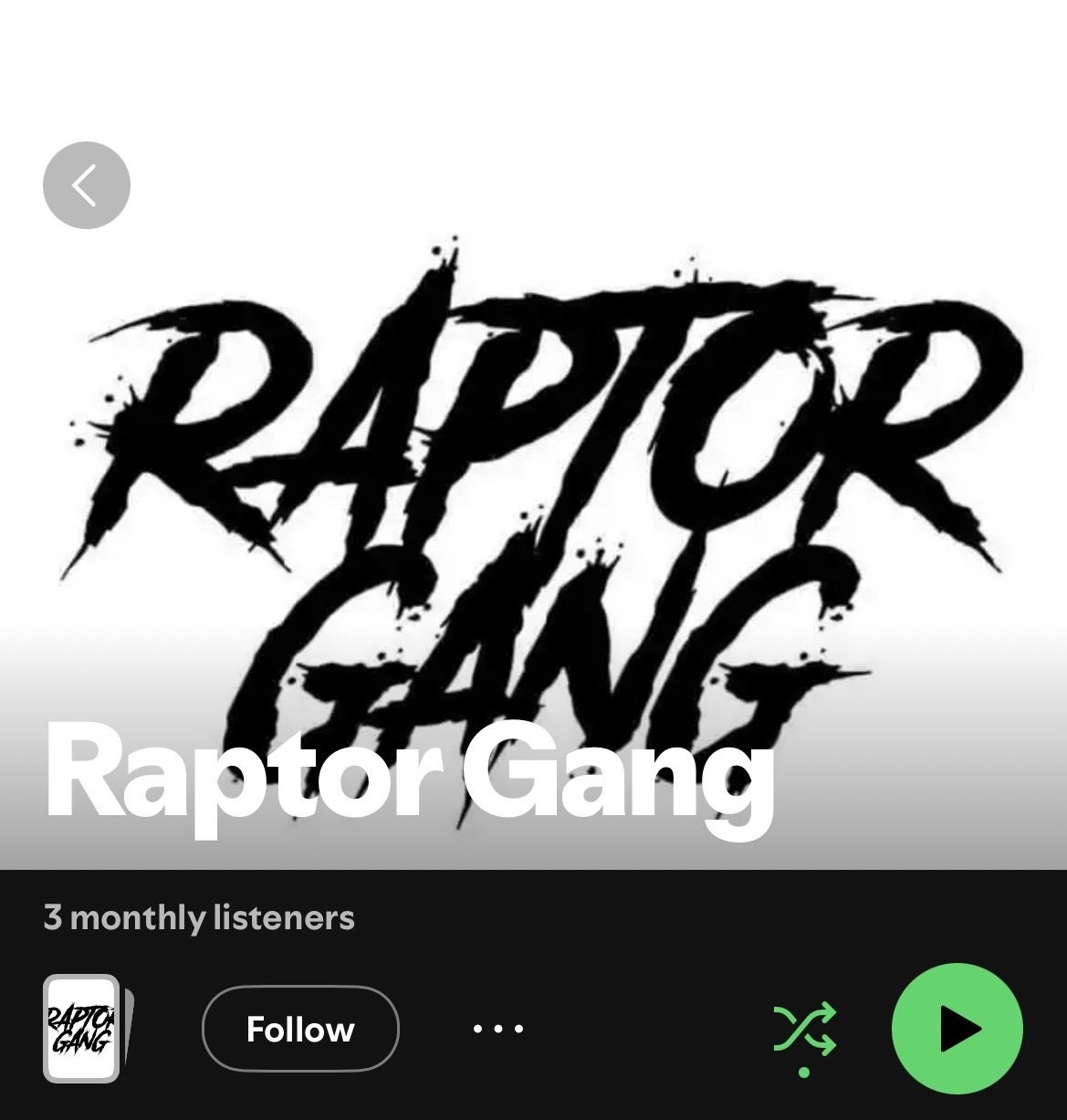 Raptor Gang — Conta de Artista do Spotify