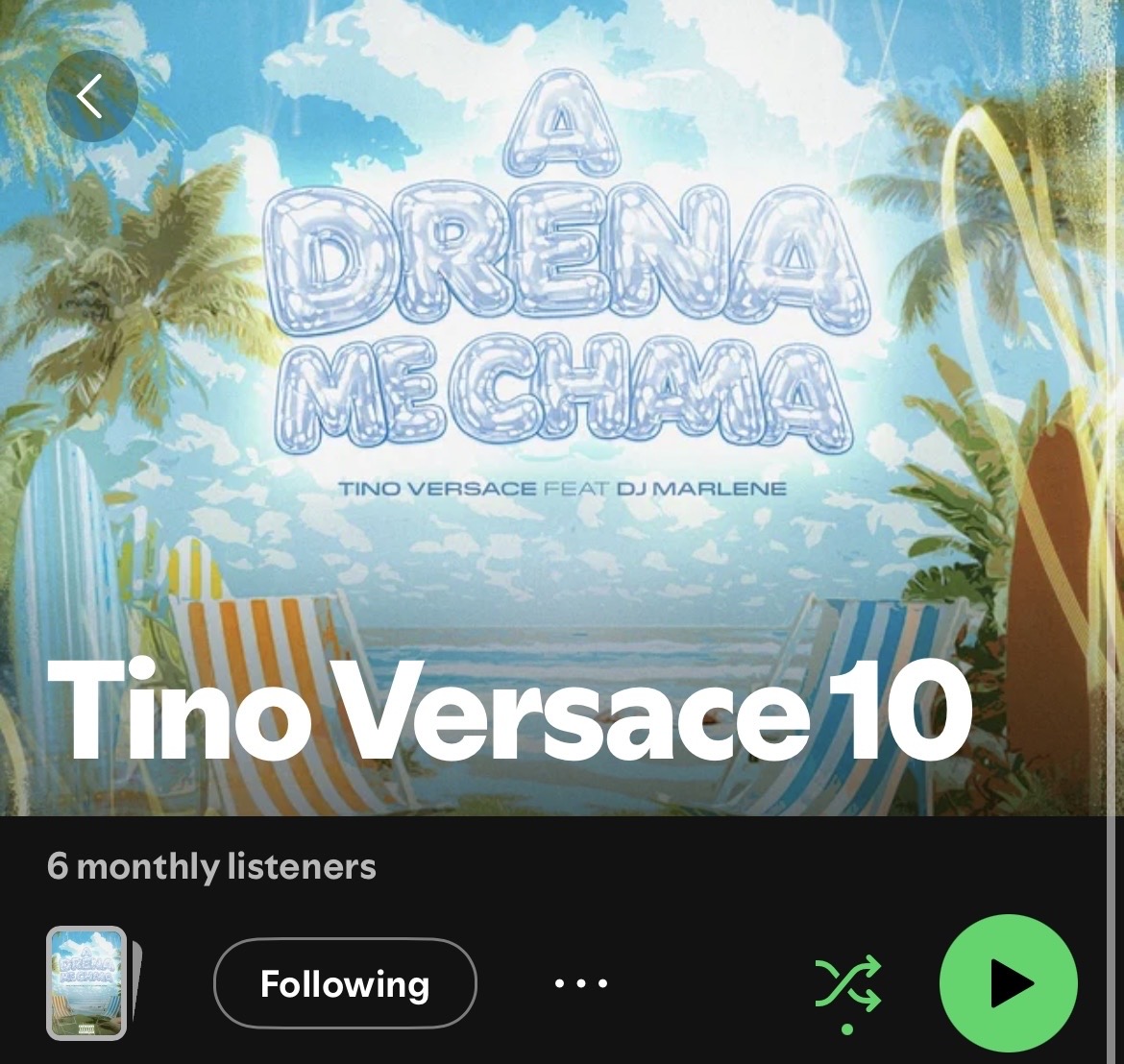 Tino Versace 10 — Conta de Artista do Spotify